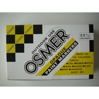 Paint Marker Osmer Quick Dry 2.5mm Line 2913 White Box 12 