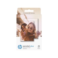 HP SPROCKET PLUS PHOTO PAPER 20 STICKY BACKED SHEETS 5.8 X 8.6CMS