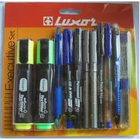 Executive Set Luxor 1355/12CS Pens Pencils Hil lighters Mechanical Pencils Leads