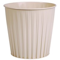 Waste OFFICE SUPPLIES>Copy Paper Bin Metal Esselte Fluteline 15 Litre 30487 Beige