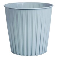 Waste OFFICE SUPPLIES>Copy Paper Bin Metal Esselte Fluteline 15 Litre 30490 Light Grey