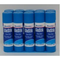Adhesive Bostik Glu Stik 21g Pack 10 Glue Sticks 
