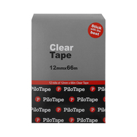 Packaging Tape Pilotape 12mm x 66M was Tin now Box of 12 