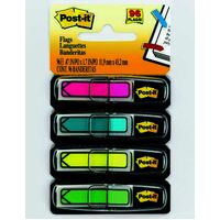 Post It Flag 3M 684 ARR4 11.9mm x 43.2mm Bright Colours Arrow Flags