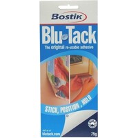 Adhesive Bostik BLU TACK Reusable 75G BOX 10 BTS ITEM