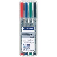 OHP Pen Staedtler Lumocolor 311 WP4 Wallet of 4