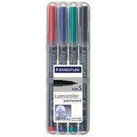 OHP Pen Staedtler Lumocolor 313 WP4 Wallet of 4