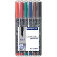 OHP Pen Staedtler Lumocolor 313 WP6 Wallet of 6