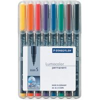 OHP Pen Staedtler Lumocolor 313 WP8 Wallet of 8