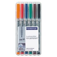 OHP Pen Staedtler Lumocolor 315 WP6 Wallet of 6