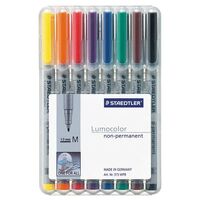 OHP Pen Staedtler Lumocolor 315 WP8 Wallet of 8