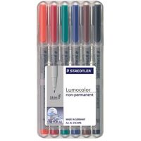 OHP Pen Staedtler Lumocolor 316 WP6 Wallet of 6