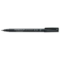 OHP Pen Staedtler Lumocolor 318 9 Black Fine Box 10