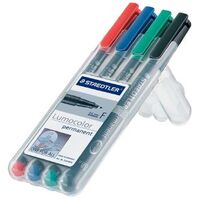 OHP Pen Staedtler Lumocolor 318 WP4 Permanent Wallet 4