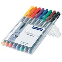 OHP Pen Staedtler Lumocolor 318 WP8 Wallet of 8