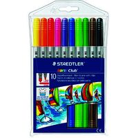 Marker Pen Staedtler Noris Club Fibre Tip Pack 10