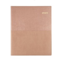 Diary Collins Vanessa Wiro A4 Short / Quarto Week to View Rose Gold Y2025