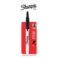 Marker Sharpie Retractable Fine Black Blister Card of 1 S32721