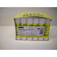 Adhesive UHU Glue Stic 8gms 45187/45189 Pack 24