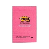 Post It Note 3M 660 3AN 98mm x 149mm Lined Capetown Pack 3