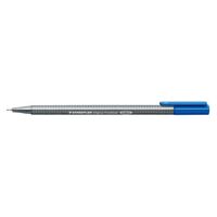 Pen Staedtler Triplus Fineliner 334 3 0.3mm Blue Box 10