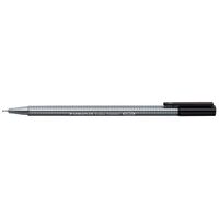 Pen Staedtler Triplus Fineliner 334 9 0.3mm Black Box 10