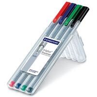 Pen Staedtler Triplus Fineliner 334 SB4 0.3mm Wallet 4