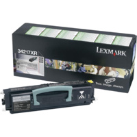 LEXMARK BLACK (RETURN PROGRAM) TONER, YIELD 6000 PAGES, FOR E33X, E34X, E332