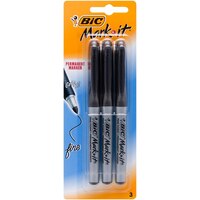 Marker Bic Mark It Permanent Fine 34310 Black Card 3