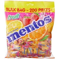 Mentos Fruit Individually Wrapped 200 Pack