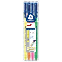 Highlighter Staedtler Textsurfer Triplus 362 SB4 Assorted Wallet 4