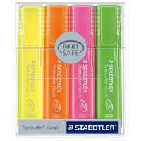Highlighter Staedtler Textsurfer Rainbow Assorted 364 P WP4 Wallet 4