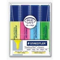 Highlighter Staedtler Textsurfer Assorted 364WP4 Wallet 4 