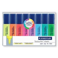 Highlighter Staedtler Textsurfer Assorted 364WP8 Wallet 8