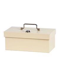 Cash Box Esselte No 8 209 x 108 x 85mm Beige