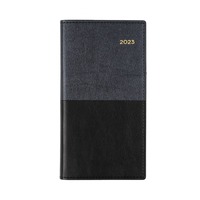 Diary Collins Vanessa Wiro B6/7 Slimline Week to View Black 2025