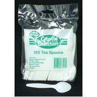 Cutlery Tea Spoons Plastic Alpen Bag 100