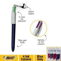 Pen Bic 4 Colour Charm Box 12