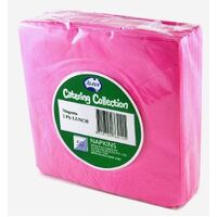 Serviette Alpen Luncheon 2 Ply 320 x 320mm Magenta Pack 50