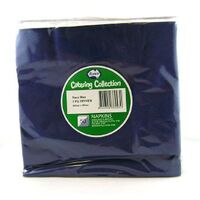 Serviette Alpen Dinner 2 Ply 400 x 400mm Navy Blue Pack 50