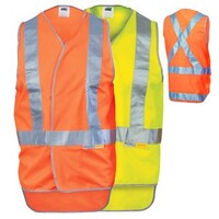 Safety Vest High Visibility Yellow Day/Night Zions 3802 Large