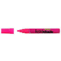 Liquid Chalk Marker Texta Dry Wipe 4.5mm Bullet Card of 1 Pink