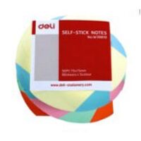Twist Notes 75x75mm Assorted Pastels Adhesive Deli W39810