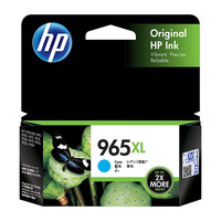 HP 965XL CYAN INK CARTRIDGE HIGH YIELD 1.6K PAGES