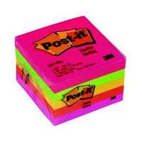 Post It Note 3M 654 5PK 73mm x 73mm Assorted Capetown Pack 5