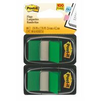 Post It Flag 3M 680 GN2 Twin Pack Green