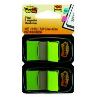 Post It Flag 3M 680 BG2 Twin Pack Bright Green