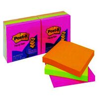 Post It Note 3M R330 AN Pop Up Refill 73mm x 73mm Assorted Capetown Pack 6