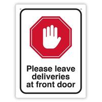 Signage Home Deliveries Sign Rectangular