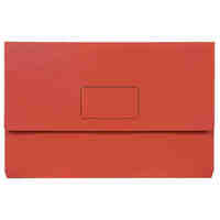 Document Wallet FC Marbig Slimpick Brights Red Pack 10 